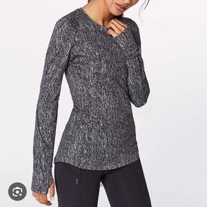 Lululemon Extra Mile Long Sleeve Sz 8